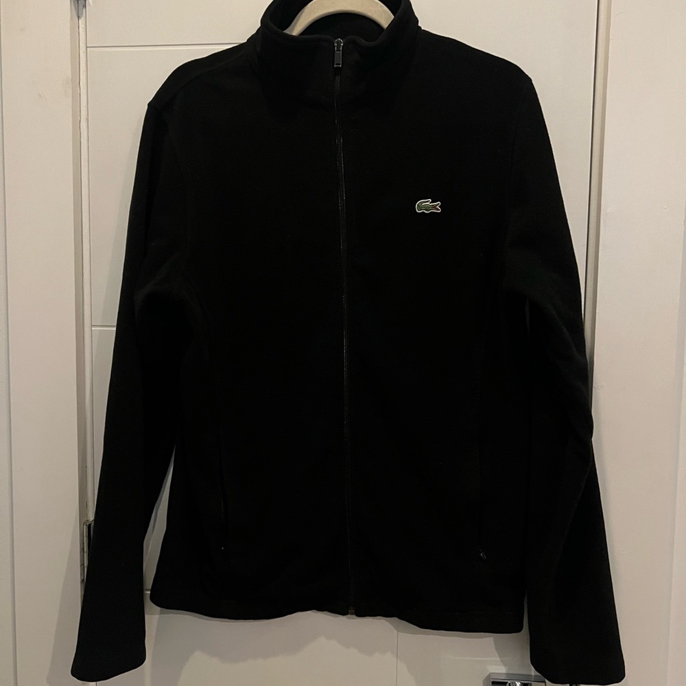 Lacoste Men’s Black Fleece Jacket
